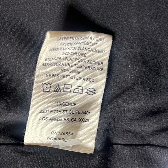 L’Agence CHAMBERLAIN SEQUIN EMBELLISHED‎ METTALIC MULTI TWEED BLAZER SIZE 10 - Picture 11 of 12